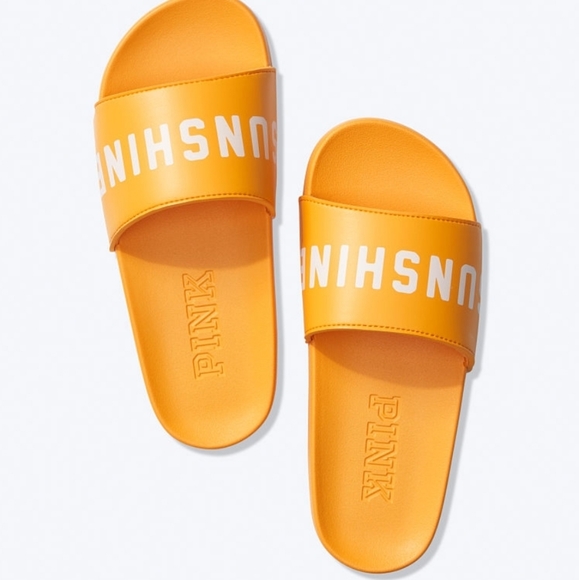 PINK Victoria's Secret Shoes - VS PINK Sunshine Slides